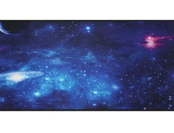 Mouse pad keyboard blue