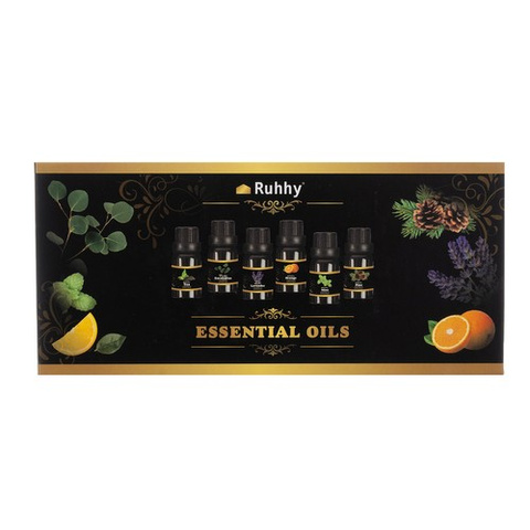 Kvapieji aliejai - 6 vnt. rinkinys, 10 ml, Ruhhy 21939