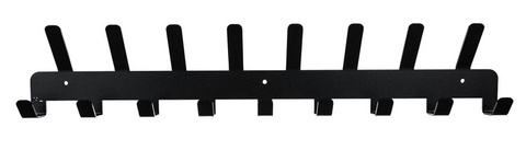 Wall hanger (17 hooks) - black