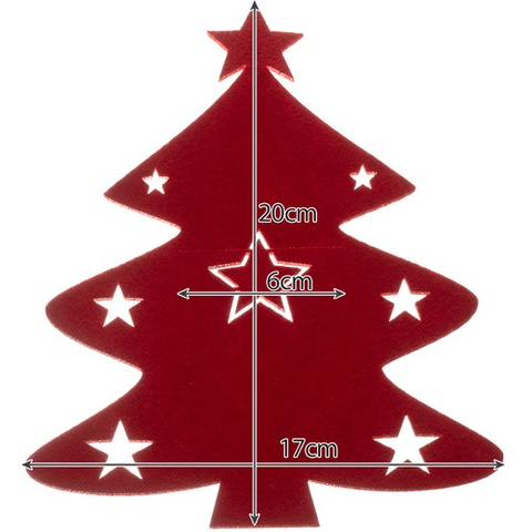 Besteckkoffer - Weihnachtsbäume, 12-tlg. Ruhhy 22304