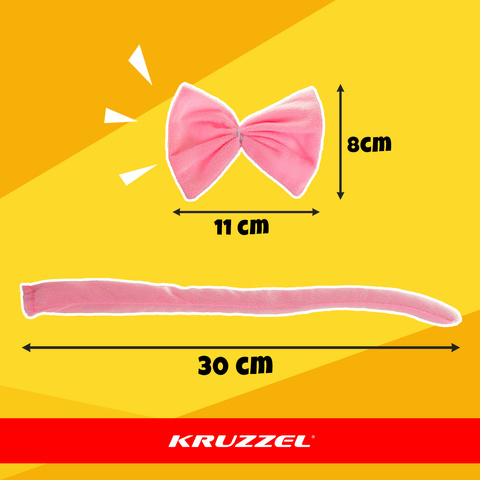 Kačiuko kostiumas - rožinis, 4 dalių, Kruzzel 26517