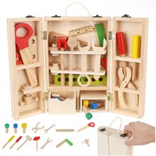 Coffret + set d'outils en bois 22697