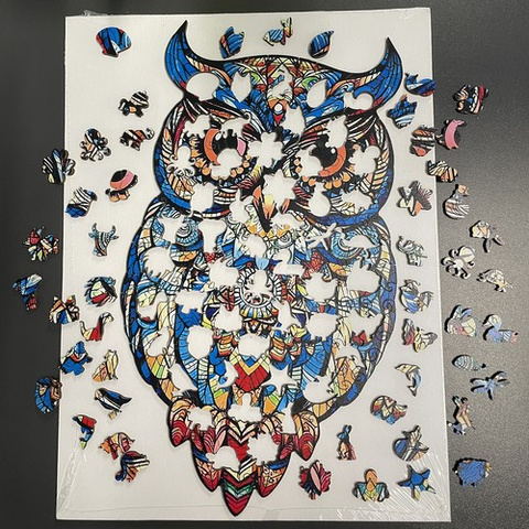 Dřevěné puzzle - Kruzzel 24551 puzzle