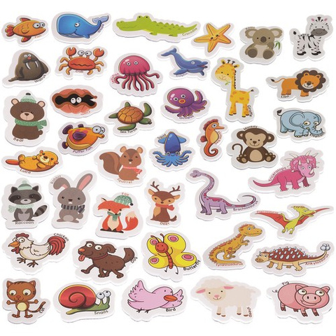 Aimants pour réfrigérateur - animaux 40 pcs 22616