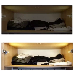 3 LED-Leuchten für Klappschrank 23025