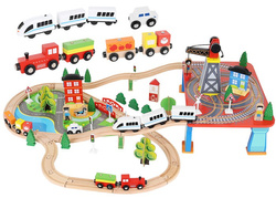 Wooden train - battery operated train