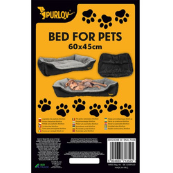 Dog/cat bed 60x45cm Purlov 24288