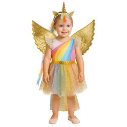 3-piece unicorn costume 110-116cm Kruzzel 26676