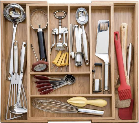 Bamboo drawer insert/organizer Ruhhy 19189