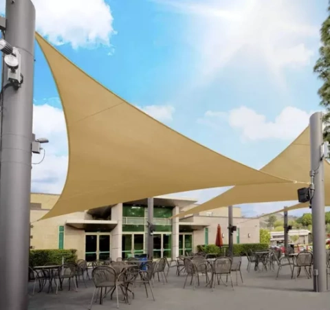 Sunshade sail 4x4x4 beige Gardlov 23142