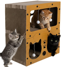 Arbre à chat - maison à deux étages Purlov 27017