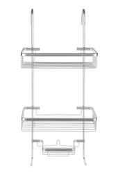 Hängendes Duschregal – Silber
