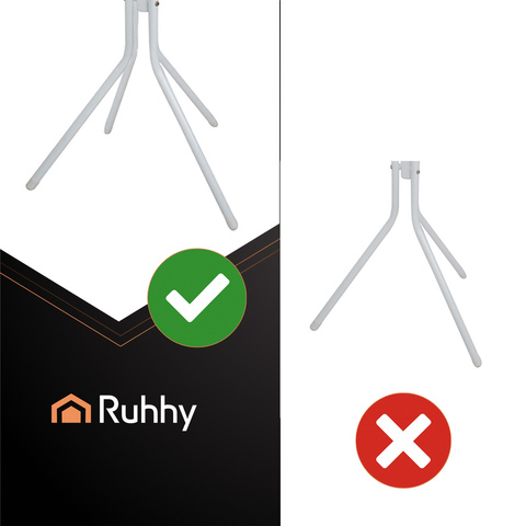 Standing hanger 170cm - white Ruhhy 26360