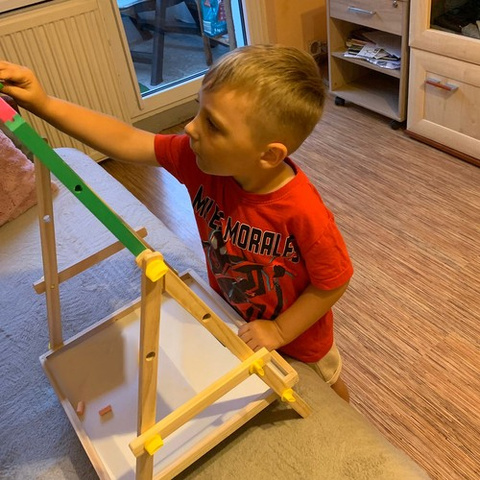 Wooden double-sided board Kruzzel 23546