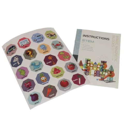 Magnetic blocks - track 77pcs Kruzzel 22684