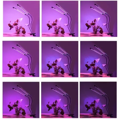 Lampe 20 LED 2pcs. pour la croissance des plantes Gardlov 19241