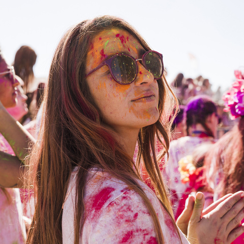 Holi spalvų milteliai - 6 x 100 g rinkinys