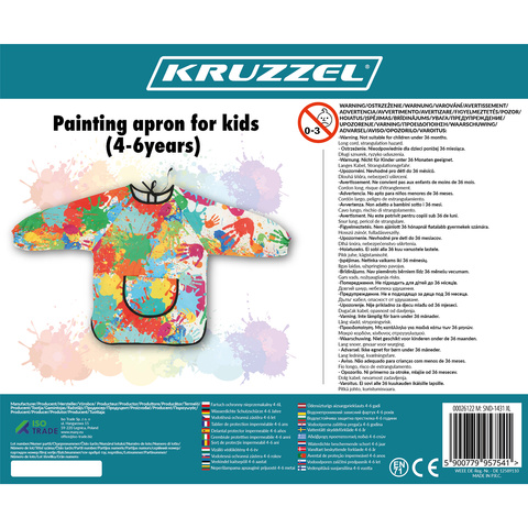 Ochranná zástěra voděodolná 4-6L Kruzzel 26122