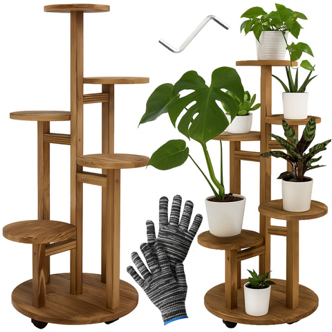 Jardinière sur pied 86 cm Ruhhy 26041