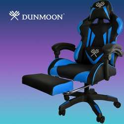 Gaming Chair - Black and Blue Dunmoon