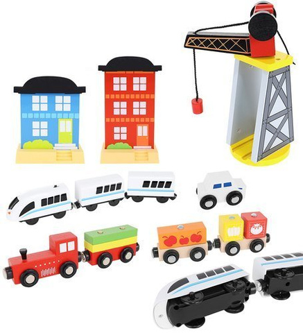 Wooden train - battery operated train