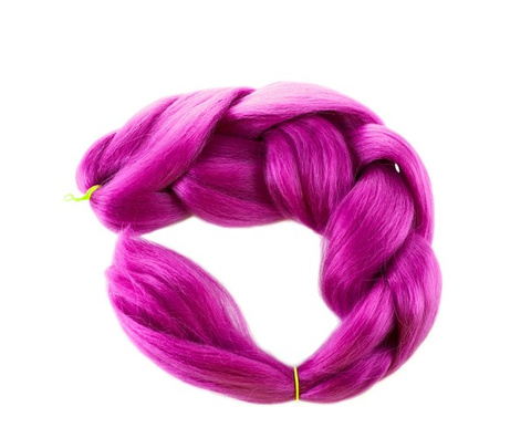 Cheveux synthétiques en tresses - violet