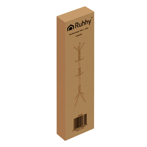 Pastatoma pakaba 170 cm - balta Ruhhy 26360