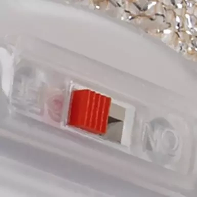 Grauer stehender Zwerg mit LED 20354