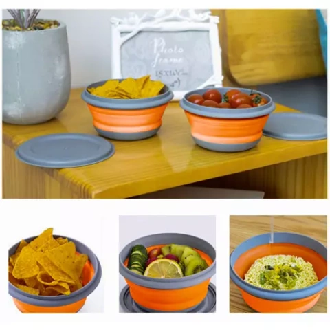 Silicone folding bowls - 3 pcs Ruhhy 20781