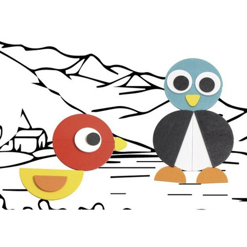 Wooden puzzle - Kruzzel puzzle 22426