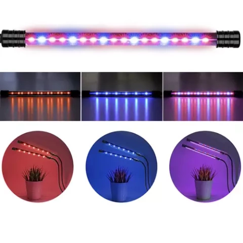Lampe 20 LED 2pcs. pour la croissance des plantes Gardlov 19241