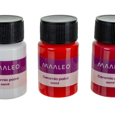 Glass and ceramic paints 12 colors Maaleo 26296