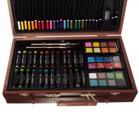 Painting set in a suitcase - 129pcs Maaleo 21644