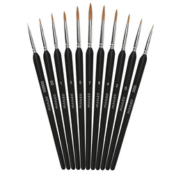 Pinceaux 11 pièces avec support Maaleo 26118