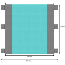 Strand-/Picknickdecke 208x208cm Trizand 21209