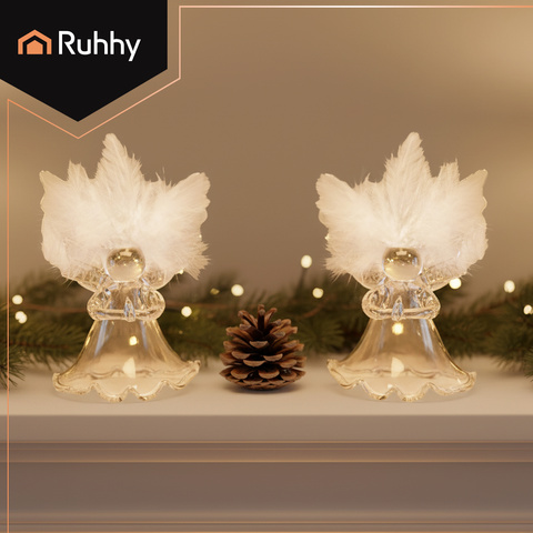 Boules transparentes - anges, 6 pcs. Ruhy 22497