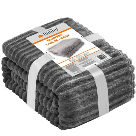 Blanket 1.6x2m - gray Ruhhy 24494