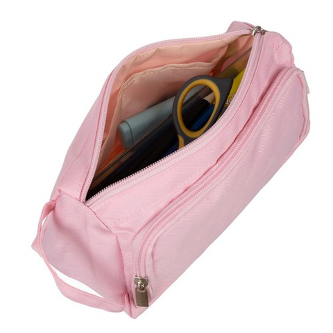 Trousse double pliable - rose Maaleo 24519