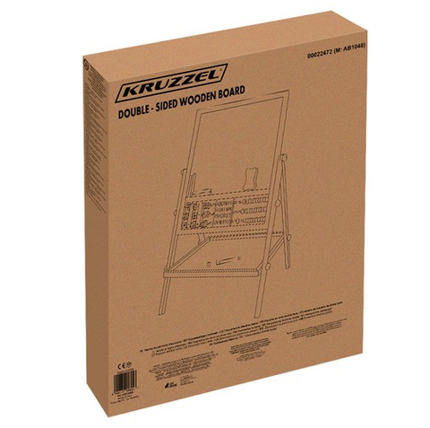 Kruzzel 22472 double-sided wooden board