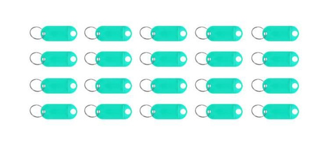 Jeu de porte-clés/identification de clé 100 pièces 