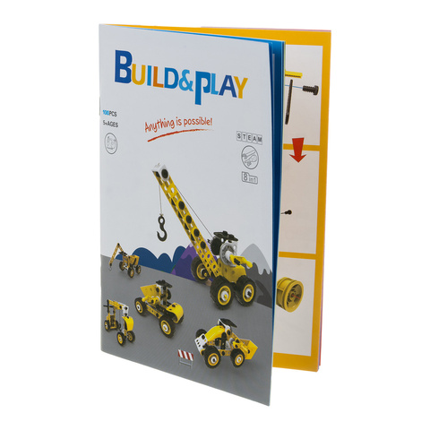 Bausteine - Fahrzeuge 100 Stück ISO TRADE