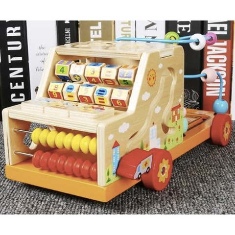 Wooden car sorter Kruzzel 22652