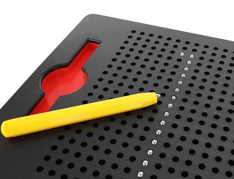 Board + magnetic balls + stylus with magnet