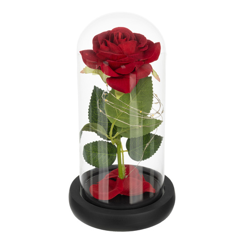 Rose in glass - shining Ruhhy 25682
