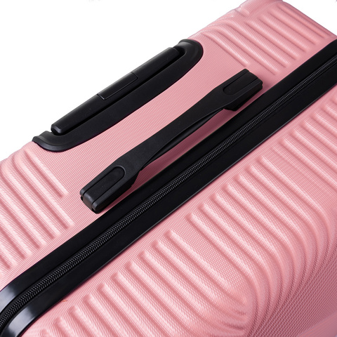 3-in-1 suitcase set - pink Trizand 26663