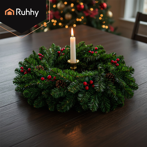 Christmas tree garland 1m Ruhhy 22327