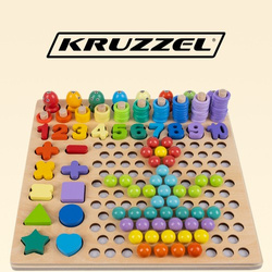 Wooden puzzle - beads DU17252