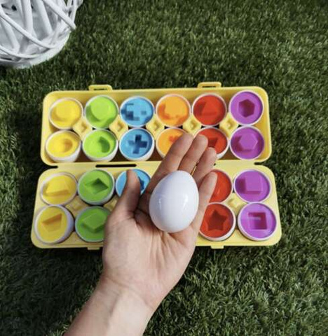 Puzzle - eggs set of 12 pcs. 22674