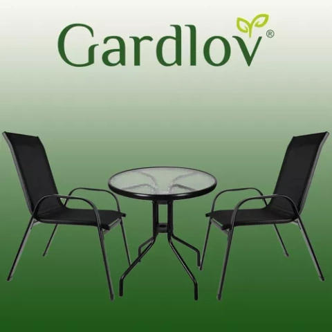 Balcony furniture set - table + 2 chairs 23461