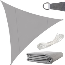Voile d'ombrage 4x4x4m-gris Gardlov 23141
